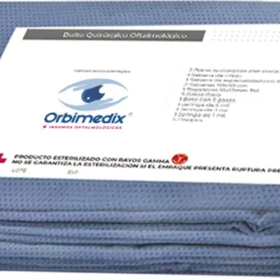 Bulto Oftalmológico Orbimedix — Set completo material desechable quirúrgico